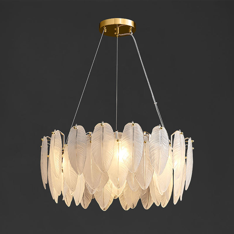 Feather™ - Luxuriöse Pendelleuchte Mit Glasfedern