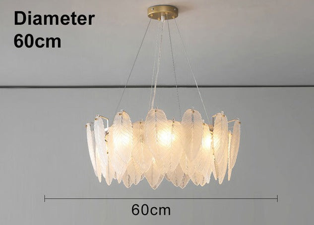 Feather™ - Luxuriöse Pendelleuchte Mit Glasfedern