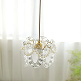 Floral Glas Pendelleuchte