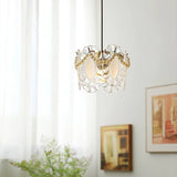 Floral Glas Pendelleuchte