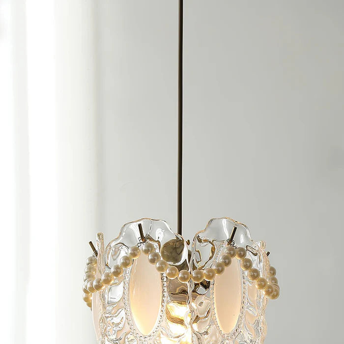 Floral Glas Pendelleuchte
