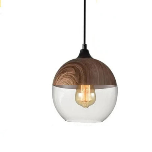 Jevaglo™ | Luxuriöse Pendelleuchte aus Glas und Holz