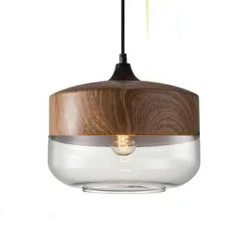 Jevaglo™ | Luxuriöse Pendelleuchte aus Glas und Holz