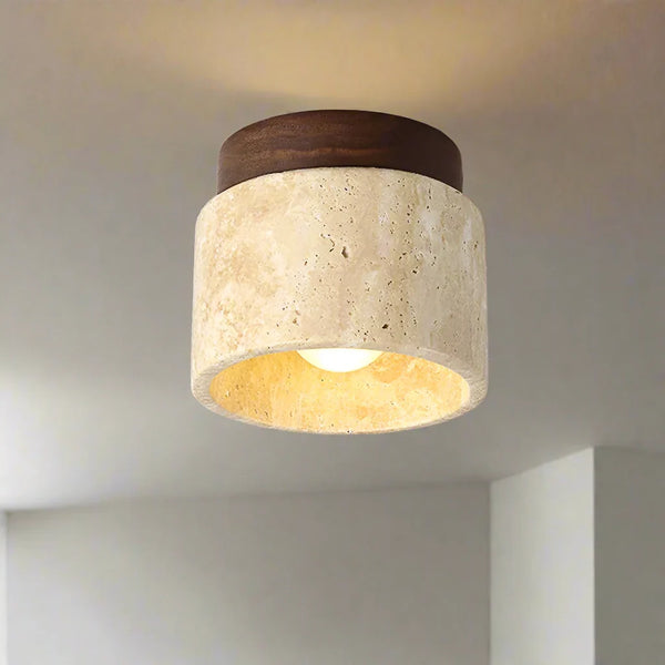 Japanische Kreativ-Deckenlampe im Creme-Stil