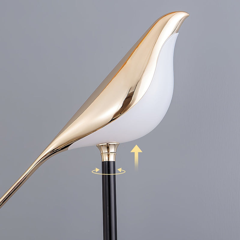Magpie Perch Torchiere Lampe Stehlampe