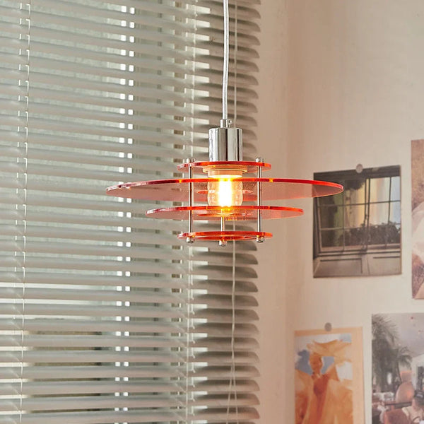 Moderne Ufo Form Vintage Pendelleuchte