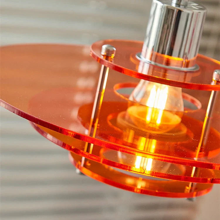 Moderne Ufo Form Vintage Pendelleuchte