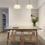 Moderne Milk Glass Jelly Pendelleuchte