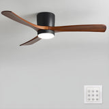 Deckenventilator aus Holz Licht