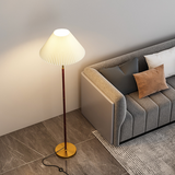 Moderne Stehlampe aus Reispapier