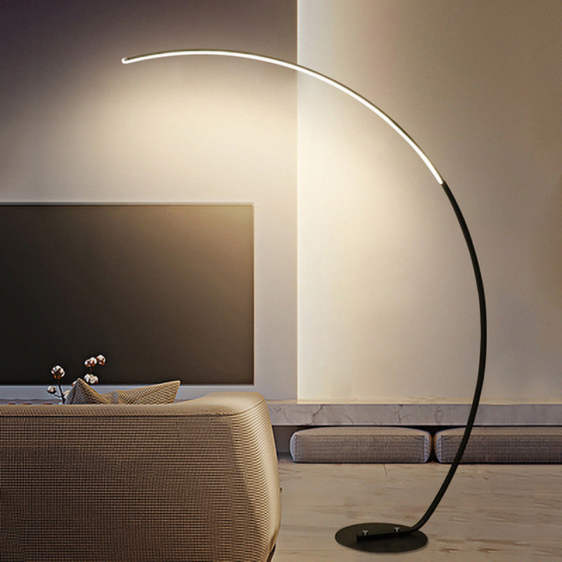 Ardorus Große geschwungene Stehlampe