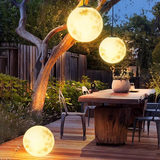 Garten-Hängeleuchte in Form eines Mondes