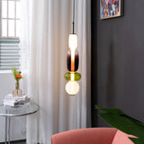 Pendelleuchte Aus Kandiertem Glas Installation