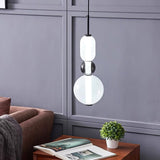 Pendelleuchte Aus Kandiertem Glas Installation