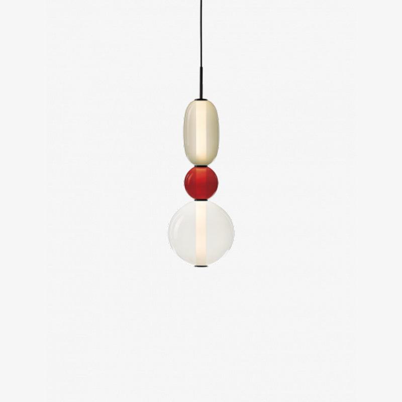 Pendelleuchte Aus Kandiertem Glas Installation