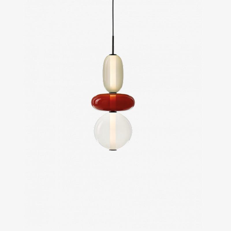 Pendelleuchte Aus Kandiertem Glas Installation