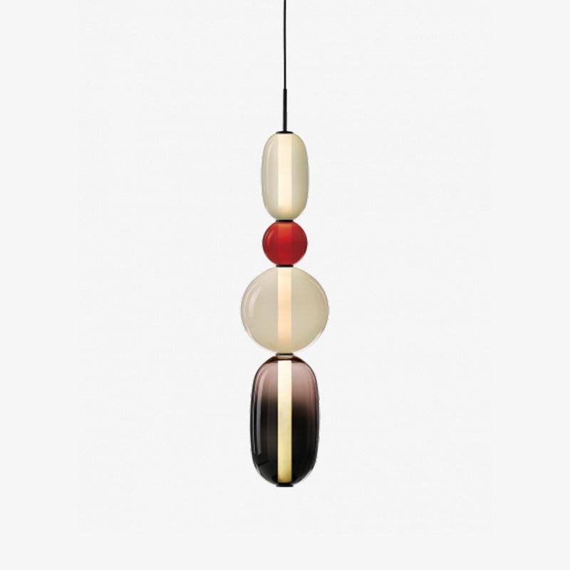 Pendelleuchte Aus Kandiertem Glas Installation