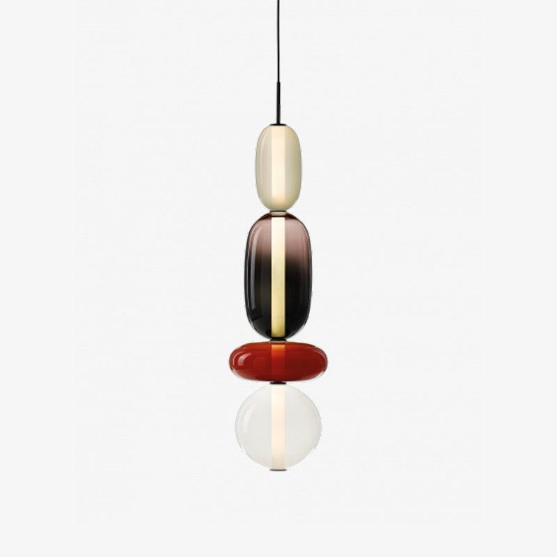 Pendelleuchte Aus Kandiertem Glas Installation