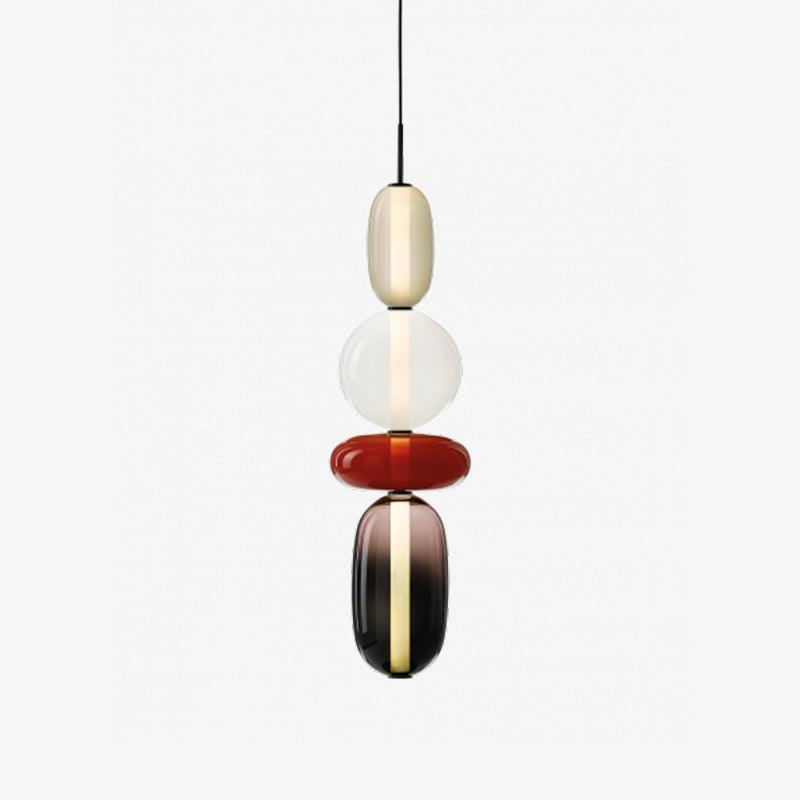 Pendelleuchte Aus Kandiertem Glas Installation