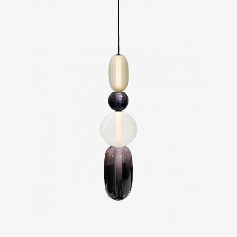 Pendelleuchte Aus Kandiertem Glas Installation