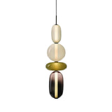 Pendelleuchte Aus Kandiertem Glas Installation