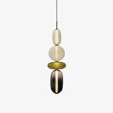 Pendelleuchte Aus Kandiertem Glas Installation
