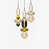 Pendelleuchte Aus Kandiertem Glas Installation