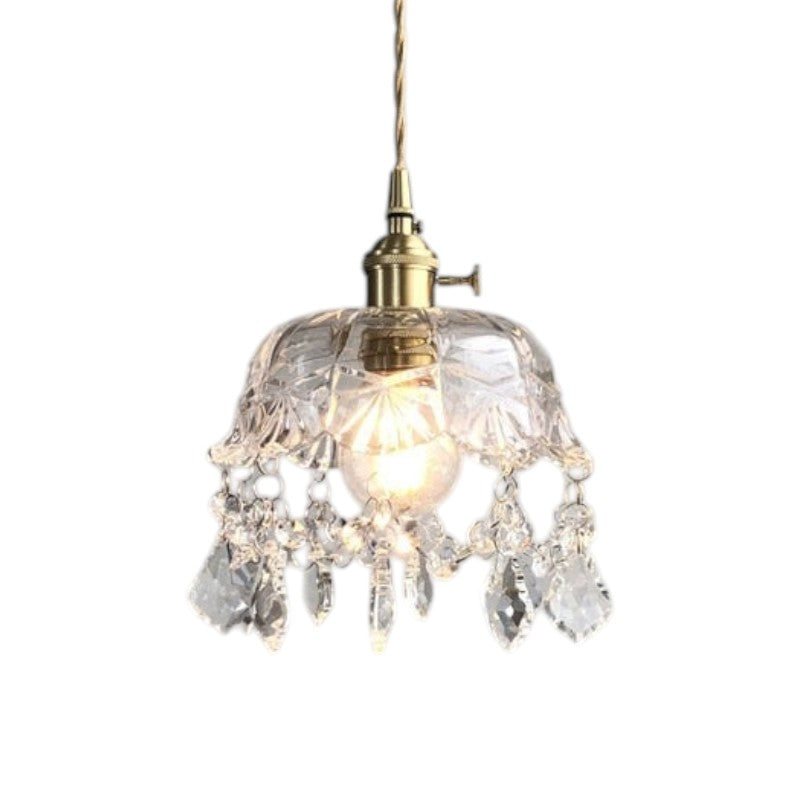 Raysis - Transparente Pendelleuchte aus Kristallglas