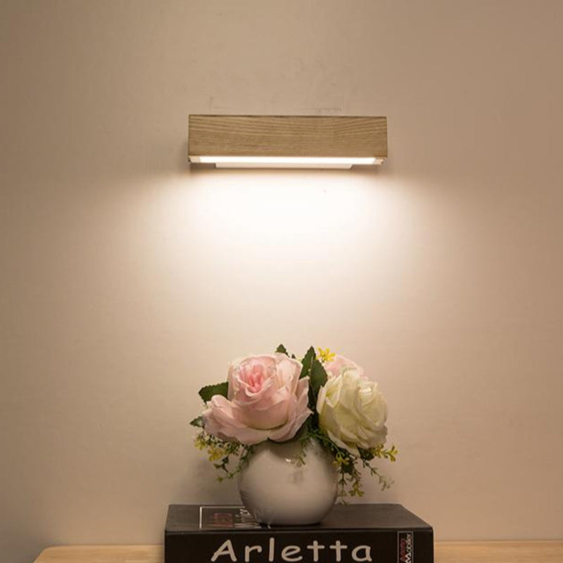 Rotowood™ - Led-Wandleuchte Aus Holz, Drehbar