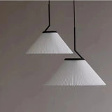 Noridic geplooide Creme Hanglamp