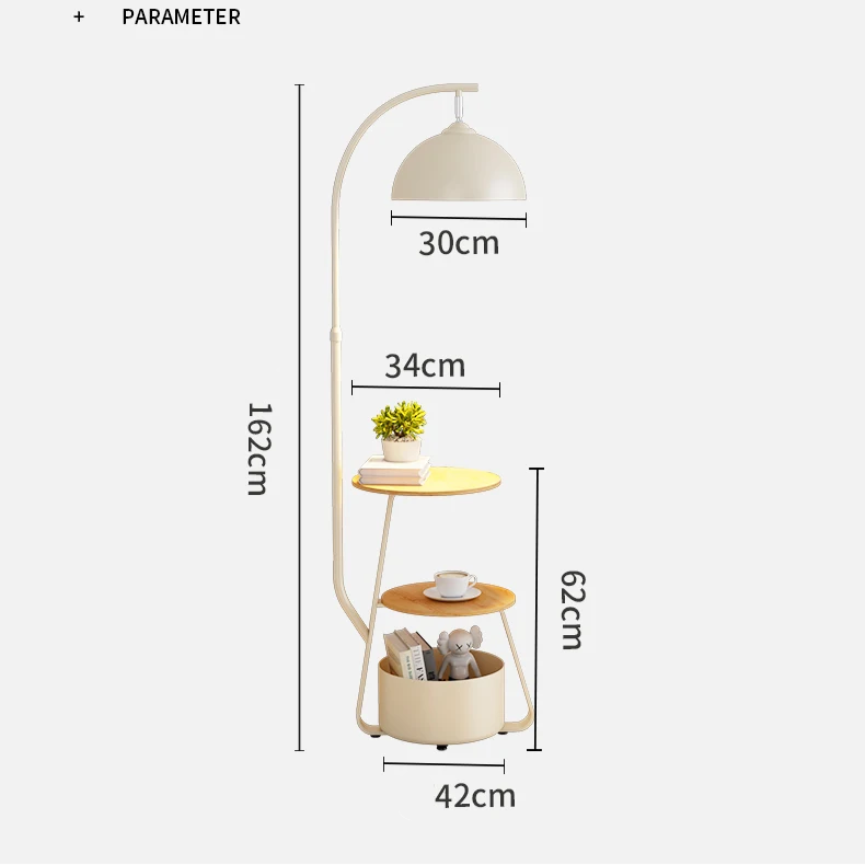 Nordischer Lampentisch