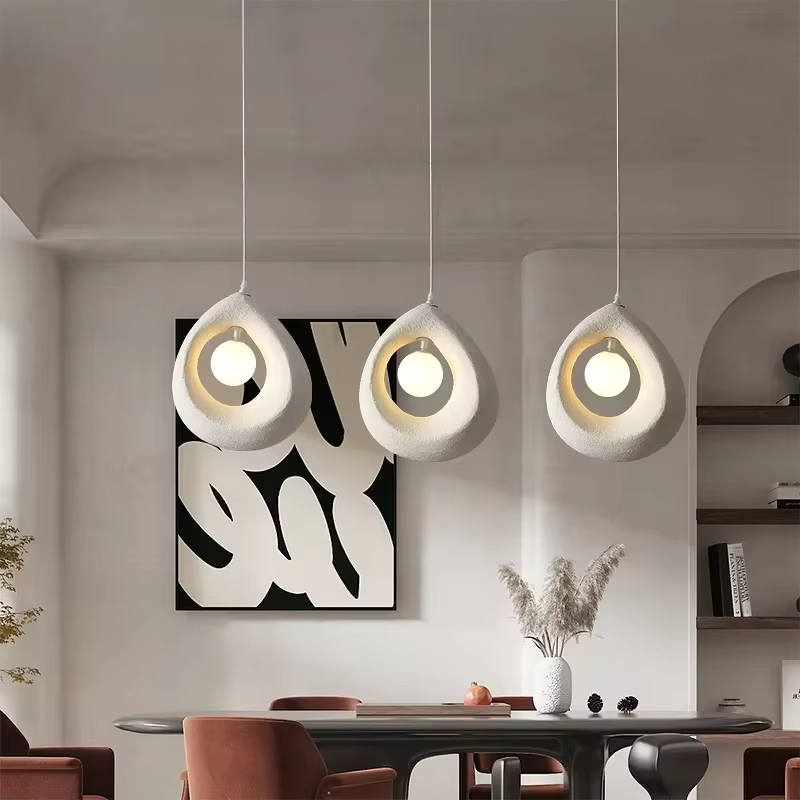 Kreisförmige Wabi Sabi Pendelleuchte