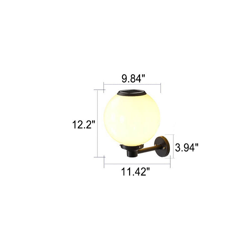 Wasserdichte Solar-Wandleuchte für draußen