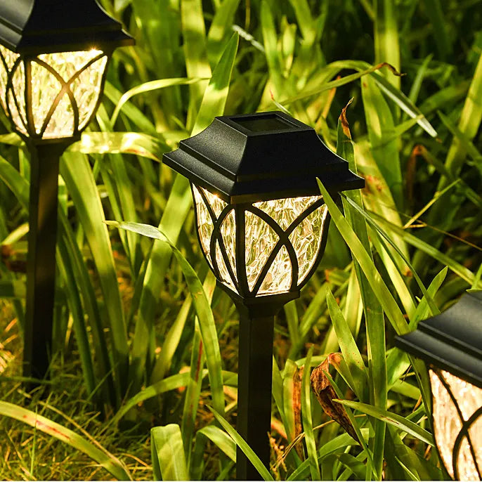 Solarbetriebene Gartenlampe