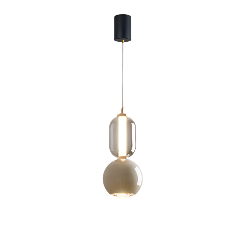 Skandinavische Creative Eisen Glas Pendelleuchte