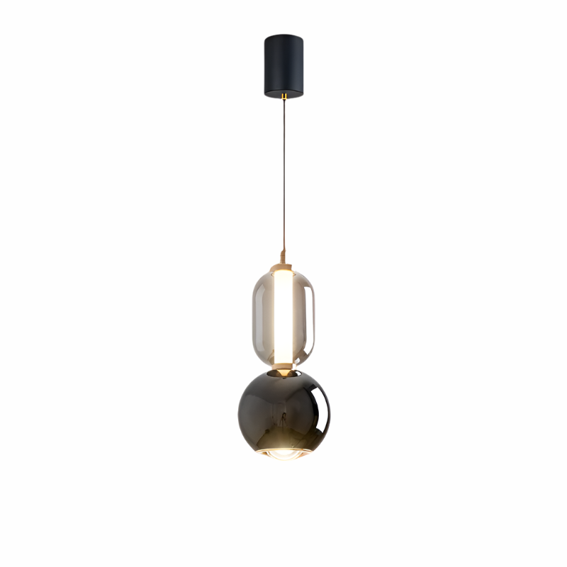 Skandinavische Creative Eisen Glas Pendelleuchte