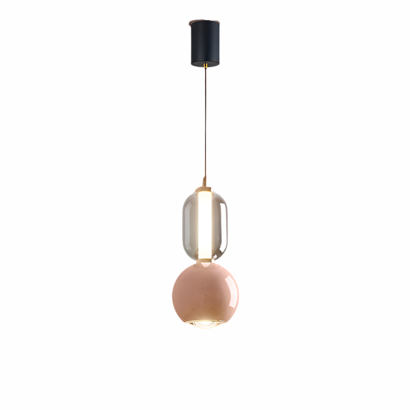 Skandinavische Creative Eisen Glas Pendelleuchte