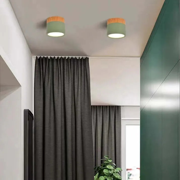 Skandinavische Cylinder Led-Deckenleuchten Für Flure