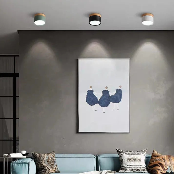 Skandinavische Cylinder Led-Deckenleuchten Für Flure