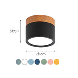 Skandinavische Cylinder Led-Deckenleuchten Für Flure