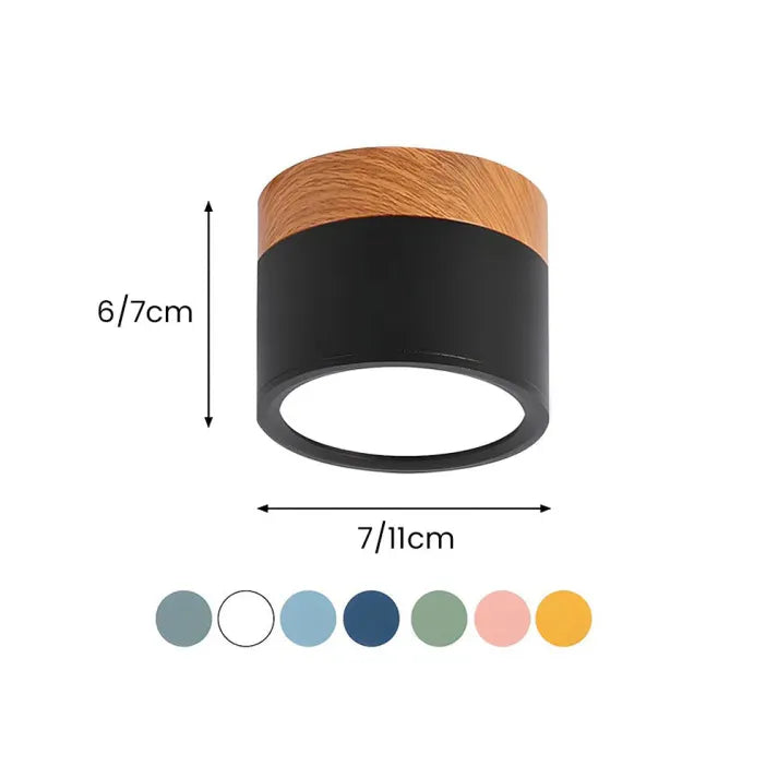 Skandinavische Cylinder Led-Deckenleuchten Für Flure