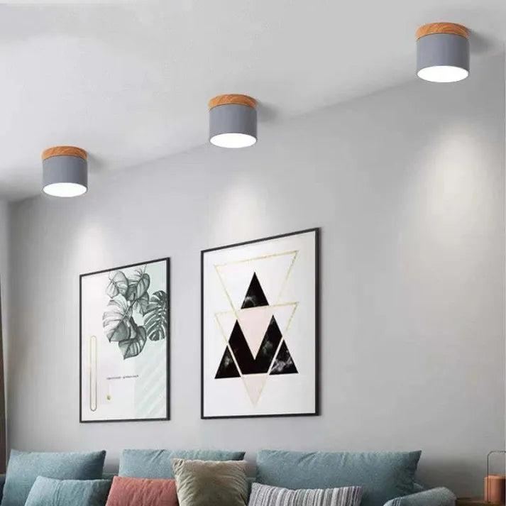 Skandinavische Cylinder Led-Deckenleuchten Für Flure