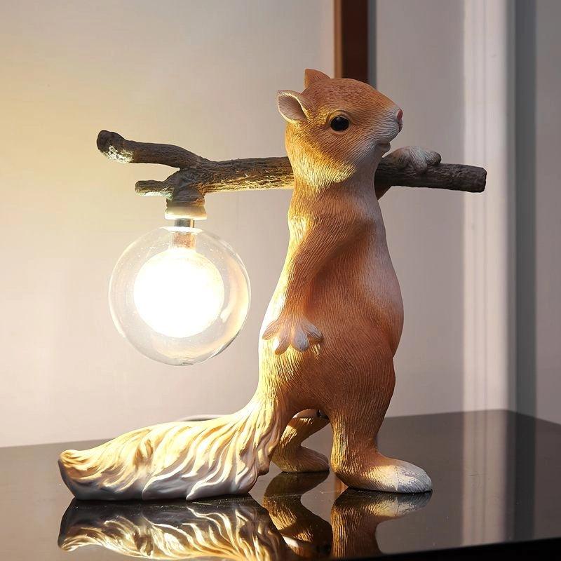 Eichhörnchen Tischlampe