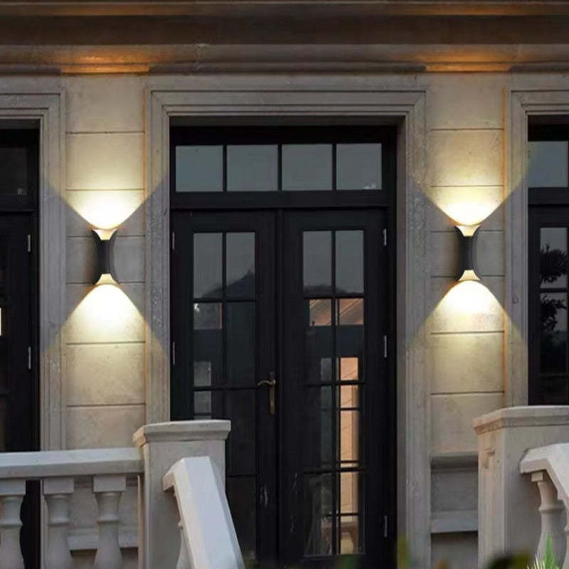 Wasserdichte LED-Aluminium-Wandleuchte für den Außenbereich