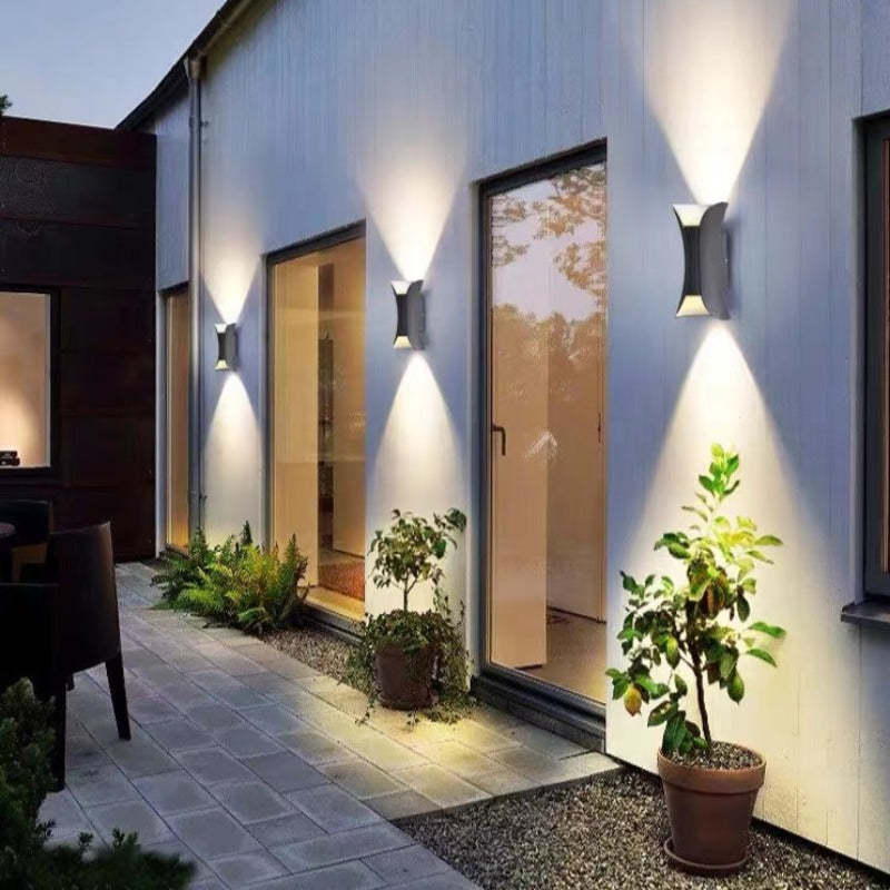 Wasserdichte LED-Aluminium-Wandleuchte für den Außenbereich