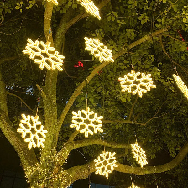 Weihnachten LED Wasserdichtes Schneeflockenlicht