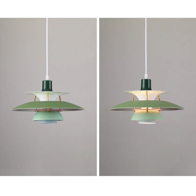 Morandi Moderne LED-Hängelampe mit Schirm