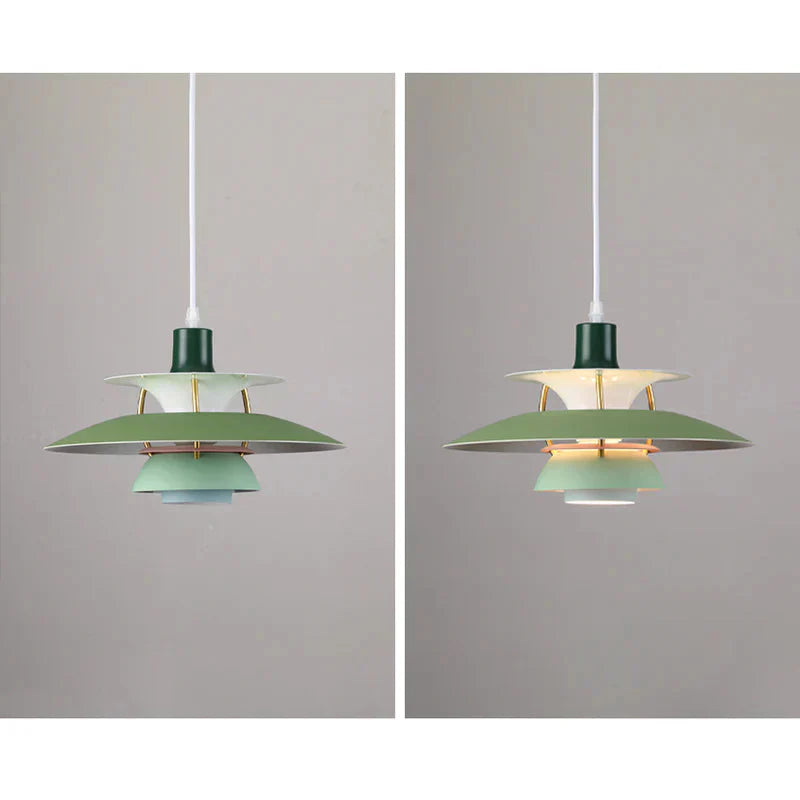 Morandi Moderne LED-Hängelampe mit Schirm