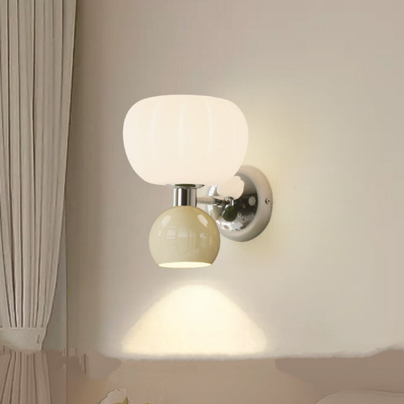 Moderne Led Wandlampen Creme