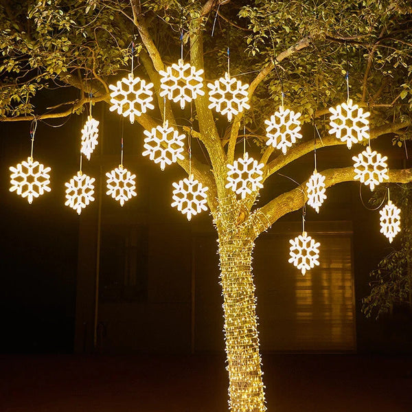 Weihnachten LED Wasserdichtes Schneeflockenlicht